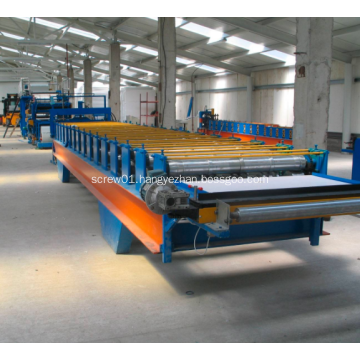 Automatic Aluminium  rock wool sandwich panel machine